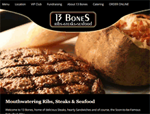 Tablet Screenshot of eat13bones.com